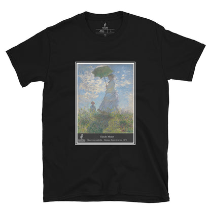 Camiseta Claude Monet - Mujer con sombrilla. Unisex