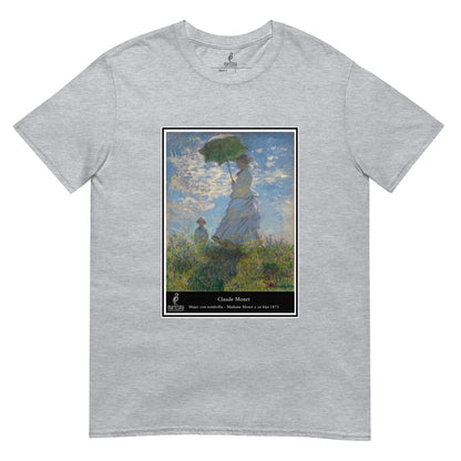 Camiseta Claude Monet - Mujer con sombrilla. Unisex