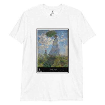 Camiseta Claude Monet - Mujer con sombrilla. Unisex