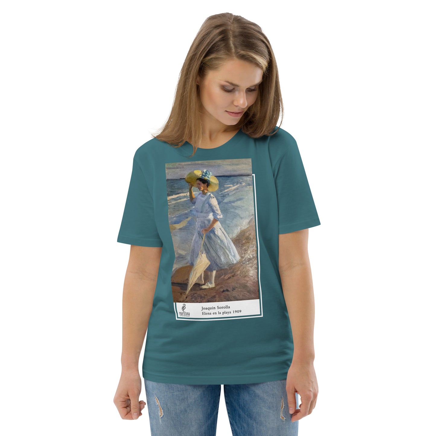 Camiseta - Sorolla - Elena en la playa. Unisex