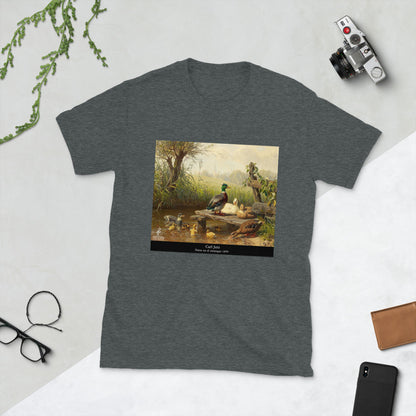 Camiseta Pintor Carl Jutz - Patos en el estanque - Unisex