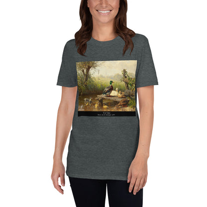 Camiseta Pintor Carl Jutz - Patos en el estanque - Unisex