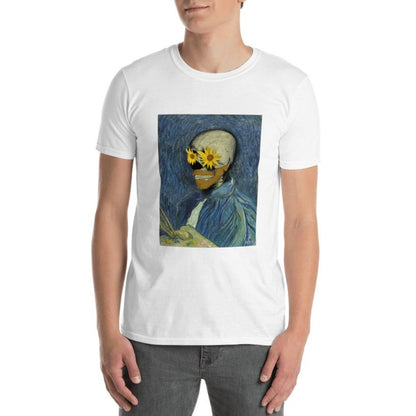 Camiseta de Calavera Vincent Van Gogh. Unisex